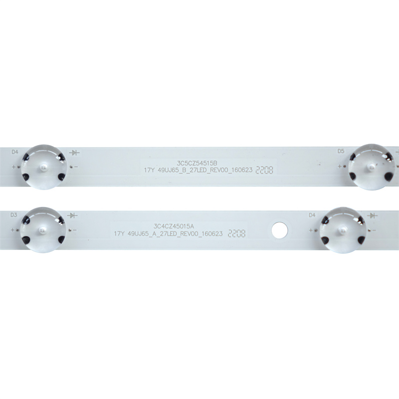 LED TV Backlight strips 17Y 49UJ65_A/B_27LED-REV000_160623 for 49UJ701V 49UJ65 3V 3Pairs/set