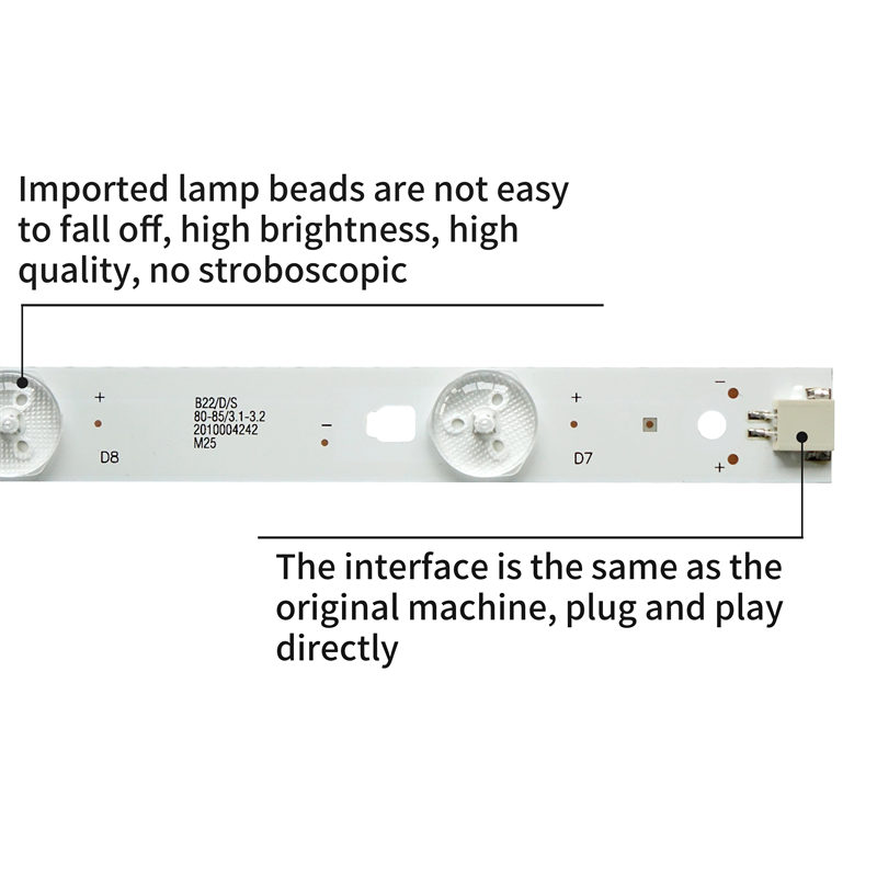 LED TV Backlight strips LED40D12-02/03(A) PN:30340012205 LED40D12-ZC14-04(A) 30340012203 for LE40B3000W