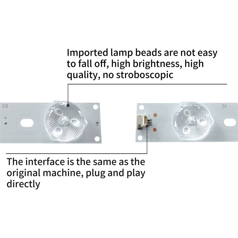 LED TV Backlight strips SVJ320AG2_REV2_6LED_130307 LB-C320X14-E12-H-G1-SE3 CH32L42A-V02 for LED32S22T2