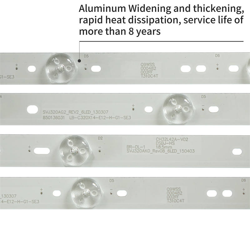 LED TV Backlight strips SVJ320AG2_REV2_6LED_130307 LB-C320X14-E12-H-G1-SE3 CH32L42A-V02 for LED32S22T2