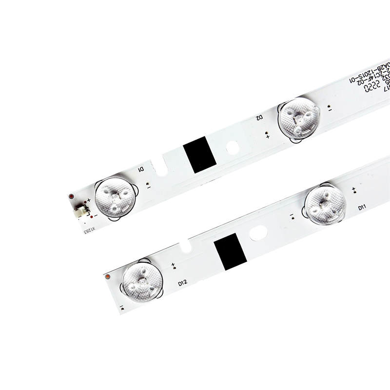 LED TV Backlight strips ZDCX43D12-ZC14F-02 HL-00430A28-1201S-01 A4 for 43 inches TV 12led 3V 4pcs/set