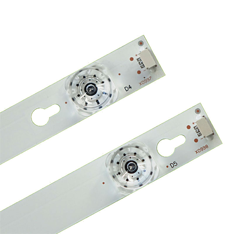 TV Backlight Strip 4C-LB4904-HR04J 4C-LB4905-HR01J49HR330M05A0 49HR330M04B0 V6 for D49A620U/630U/6330U 5+4led 6V 4pairs/set