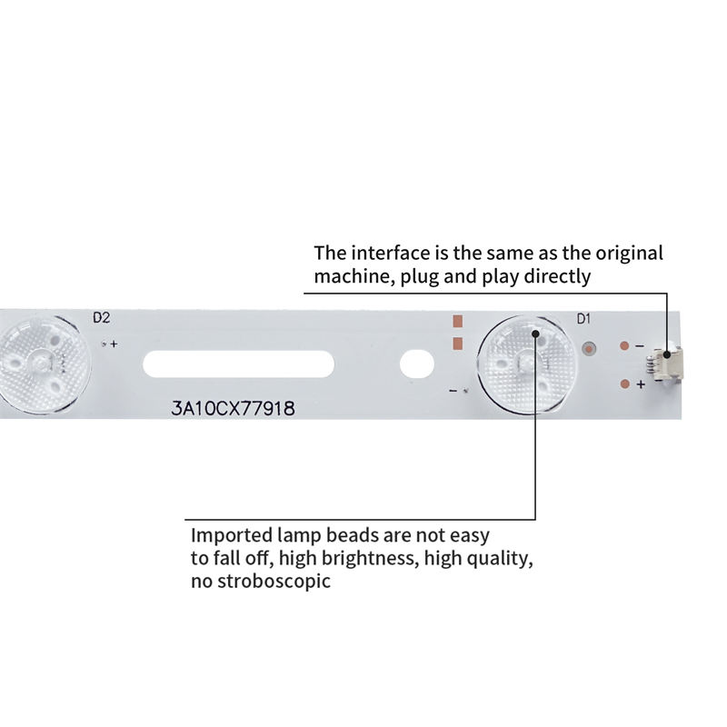 TV Backlight Strip 2014CHI396_3228_10_140911 LJ41-000105A CH-147AL-747B EVERLIGHT LBM400P1001-AV-4S(0) for Hisense 10LED 3V 4pcs