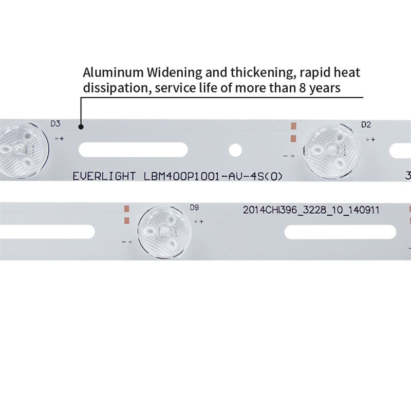 TV Backlight Strip 2014CHI396_3228_10_140911 LJ41-000105A CH-147AL-747B EVERLIGHT LBM400P1001-AV-4S(0) for Hisense 10LED 3V 4pcs