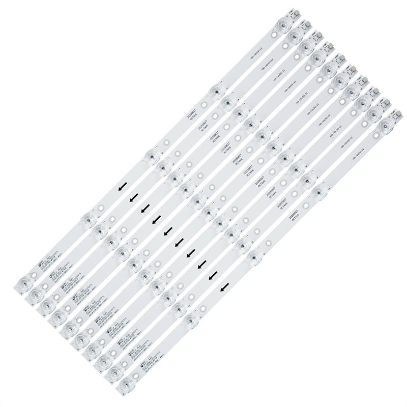 TV LED Backlight Strip for TCL 55inch 10pcs/set 3V 490mm TV Led Backlight Strip Light JS-D-JP55EU-051EC JS-D-JP55EU-01EC(70317)