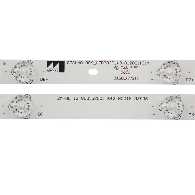 LCD TV LED Backlight Strip GDCH40LB06_LED3030_V0.8 LB-C400F14-E6-C-G1-ZM2 for Changhong 40s1 8LED 3V 4pieces/set