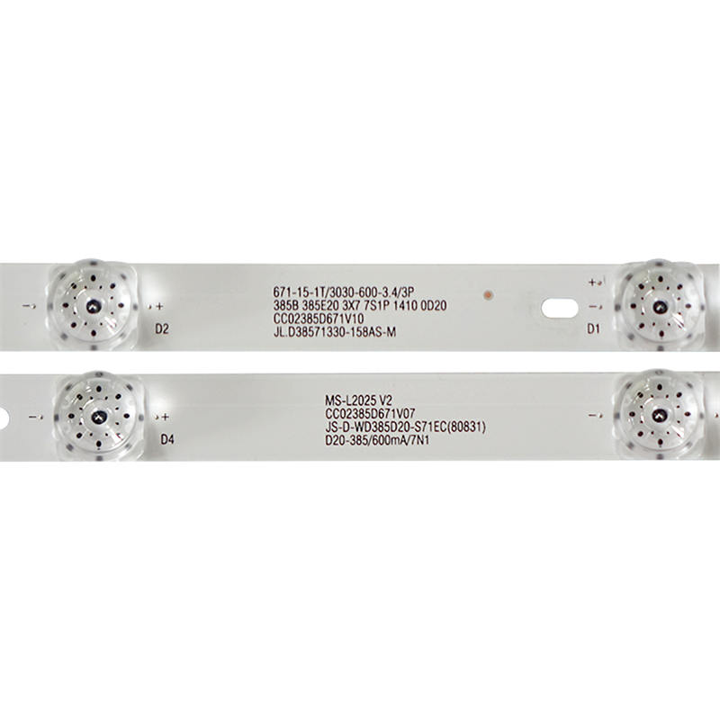 TV LED Backlight Strips JS-D-WD385D20-S71EC(80831) JL.D38571330-158AS-M MS-L2025 V2 385B 385E20 3X7 7S1P for SANYO SAST 7LED 3V