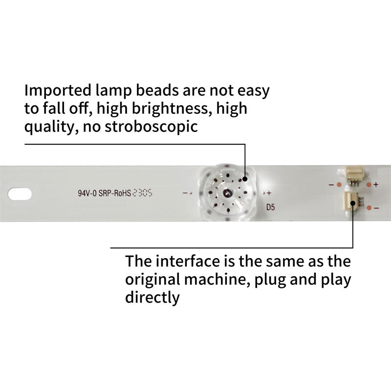 TV LED Backlight Strips JS-D-WD385D20-S71EC(80831) JL.D38571330-158AS-M MS-L2025 V2 385B 385E20 3X7 7S1P for SANYO SAST 7LED 3V