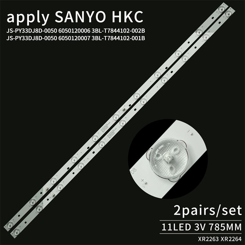 LED Backlight Strip JS-PY33DJ8D-0050 6050120006 3BL-T7844102-002B Led TV Backlight Tester Sanyo Sun Led Light Strip