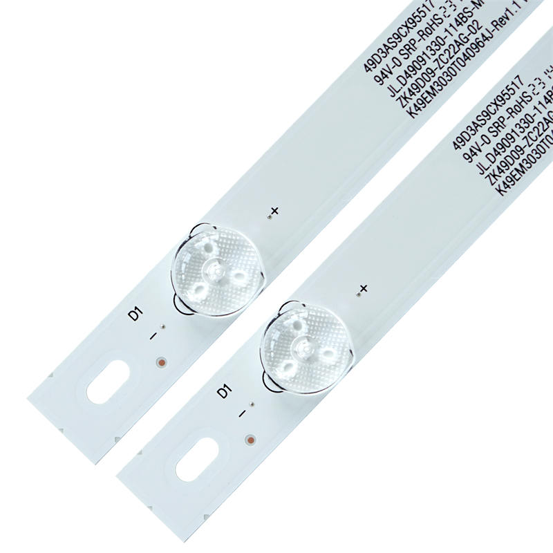 TV Backlight Strip JL.D49091330-114BS-M JL.D49091330-114BS-M TV LED Strip Lights Led Bar for Sanyo 49CE1830D3 955MM 4PCS/SET