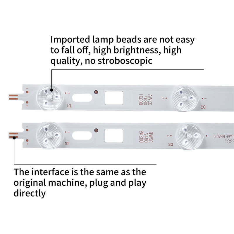 TV Backlight Strip LG lnnotek 32lnch WXGA NDSOEM WA TYPE A REV0.0 for Sony KDL-32RM5B TV backlight bar 8led 3V 2L+1R PCS/SET