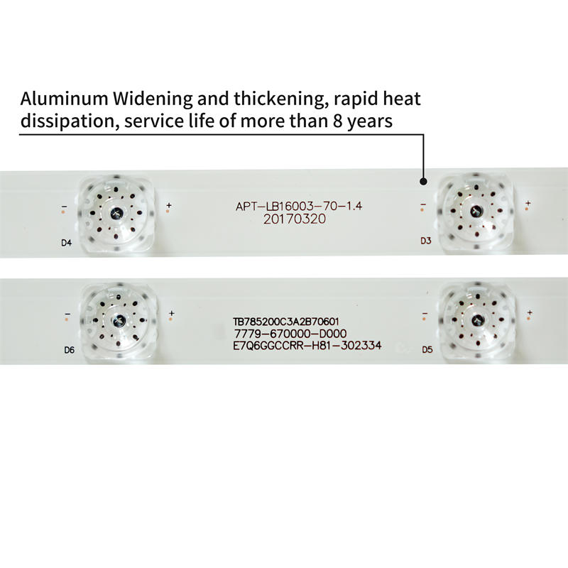 TV LED Backlight APT-LB16003-70-1.4 for Panasonic TH-70DX600C TH-70DX880C 18pieces/set 10LED 3V