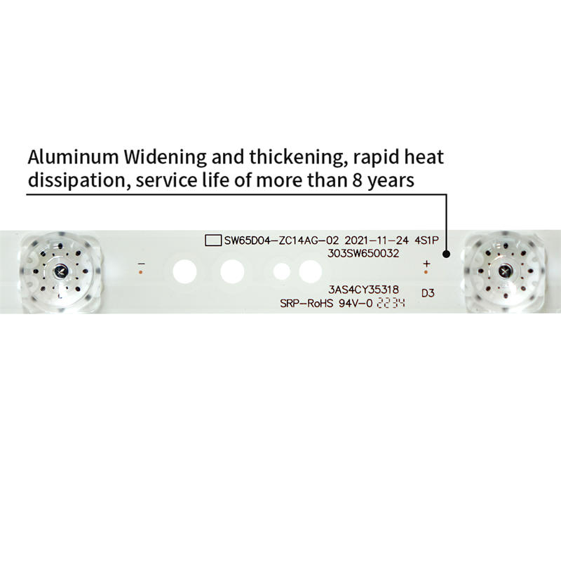 TV LED Backlight SW65D04-ZC14AG-02 2021-11-24 4S1P for Panasonic TH-65DX500C  65DX880C 4LED 3V 28pieces/set