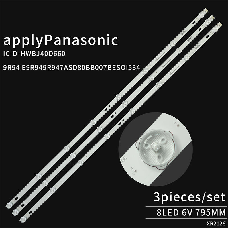 TV LED Backlight IC-D-HWBJ40D660 9R94 E9R949R947ASD80BB007BESOi534 for Panasonic  TH-40D400H ES500B 40FS503B 3pieces/set