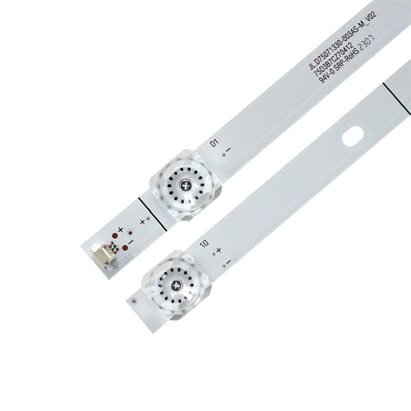 TV LED Backlight JL.D75071330-003AS-M_V02 CRH-BK75S33030T1408870-REV1_5 for Panasonic TH-75FX520C HZ75E5A 75E3D 75A6500 14pieces/set 3V