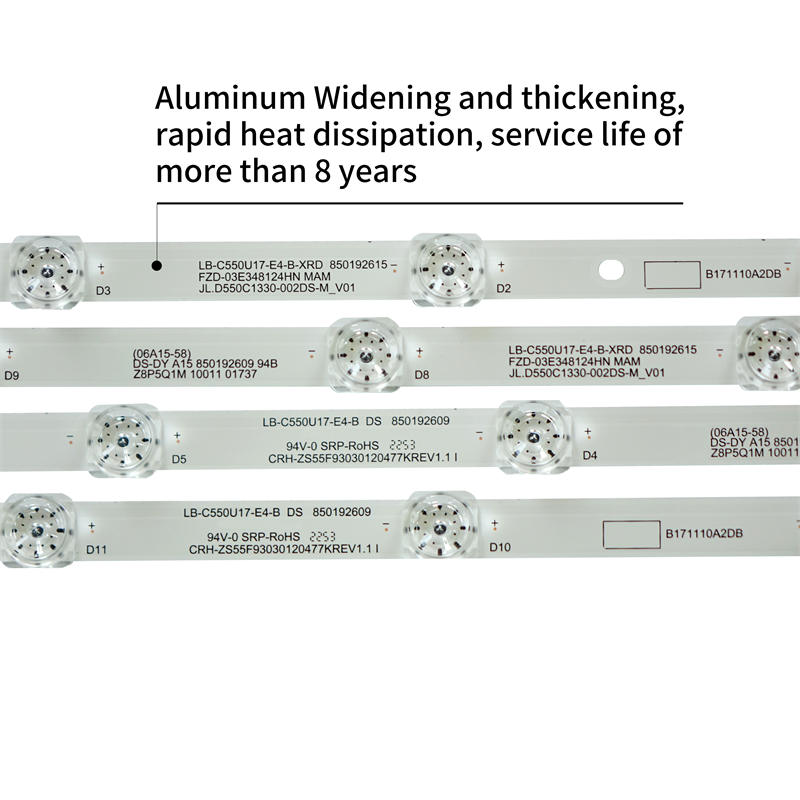 Backlight Led TV CRH-ZS55F93030120477KREV1.1 JL.D550C1330-002DS-M_V01Led Star Light for SANYO55CE850H5 4pairs/set