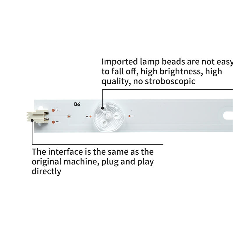 TV Backlight Strip SVJ430A07 Rev07 L Type SVJ430A07 Rev07 R Type for Sanyo 43CE2210M 43CE2210 Changhong LED43D7200I 10PCS/SET