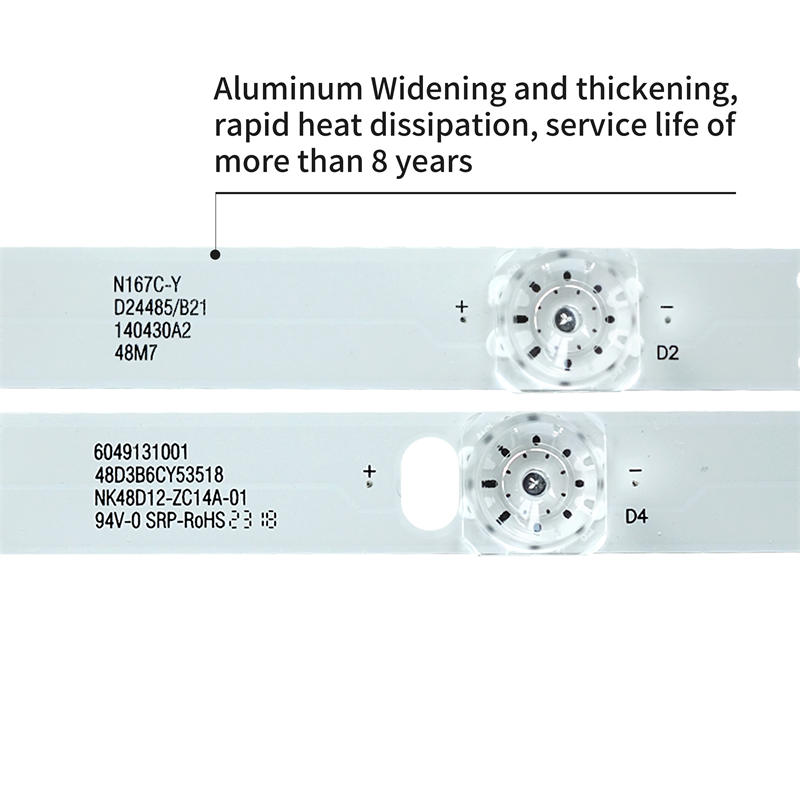 Led TV Backlight Tester HK48D12-ZC14A-01 6049131001 LED Backlight Strip for SANYO 48ce5110 LED Led Light Strings 12pcs=1set