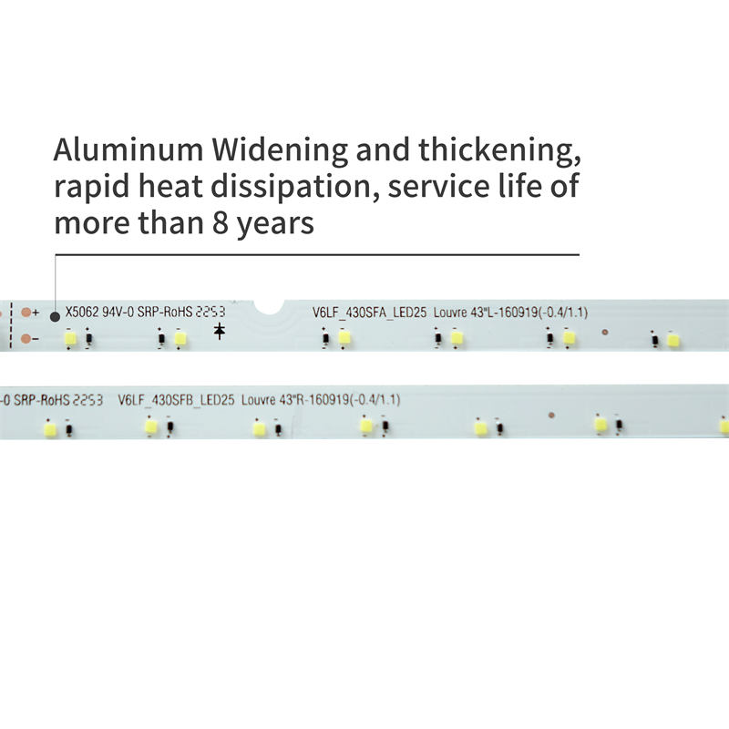 LED TV Backlight strips V6LF_430SFA_LED25 Louvre 43 L-160919(-0.4/1.1) for UE43K5100AUXUA UA43K5100AKXZN CY-FK043BNEV1H UA43K5100