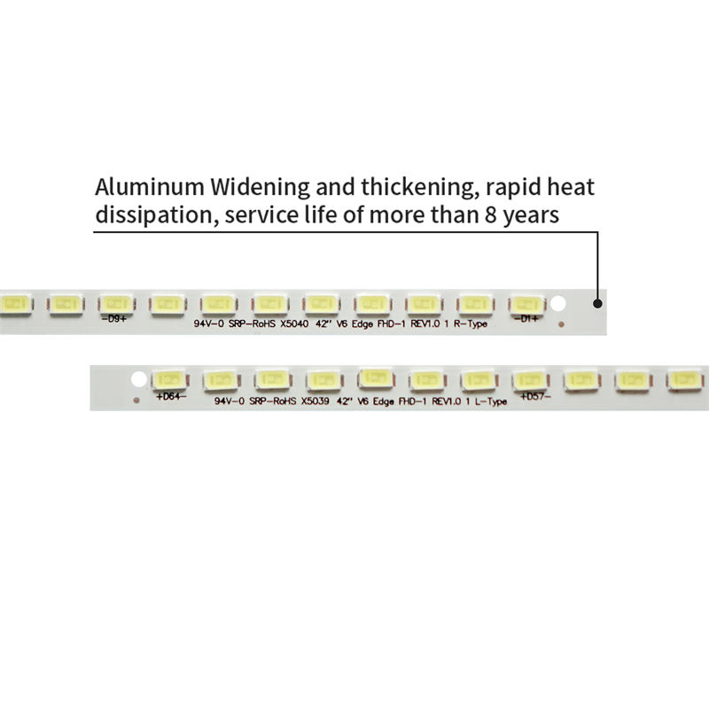 LED TV Backlight strips 42 V6 Edge FHD-1 REV1.0 L/R-Type for 42E70RG 42E72RA LE42Z300R3D LE42H300ND