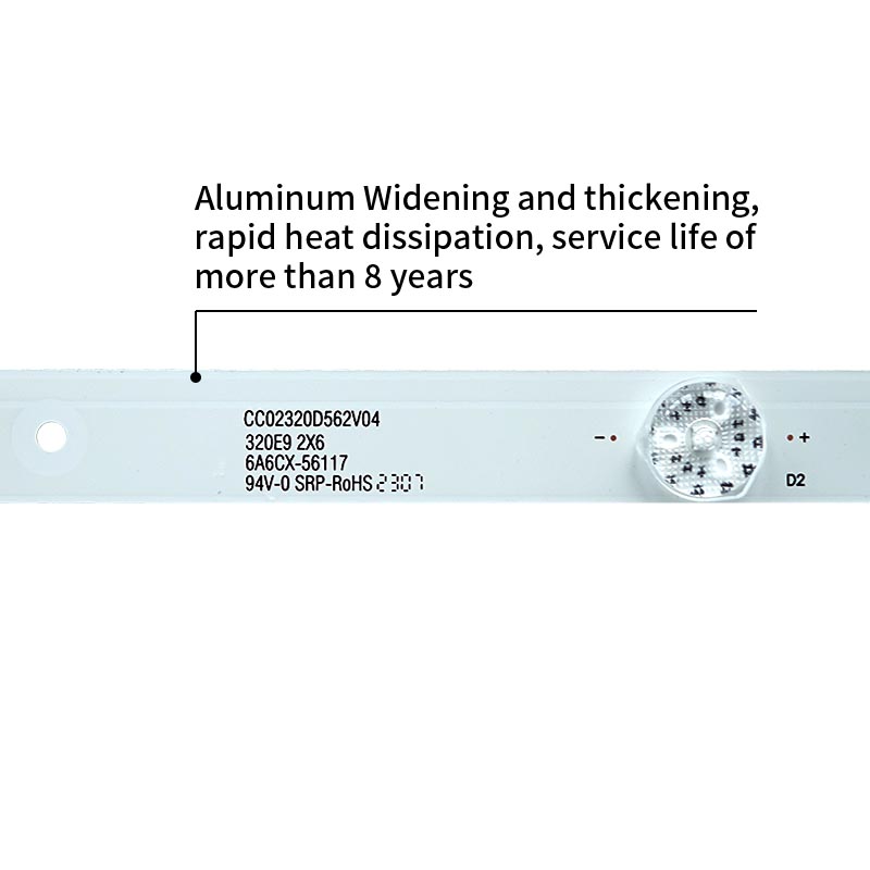 LED TV Backlight strips CC02320D562V04 320E9 2X6 for M32D-1 LE-8822A M32AW-RF