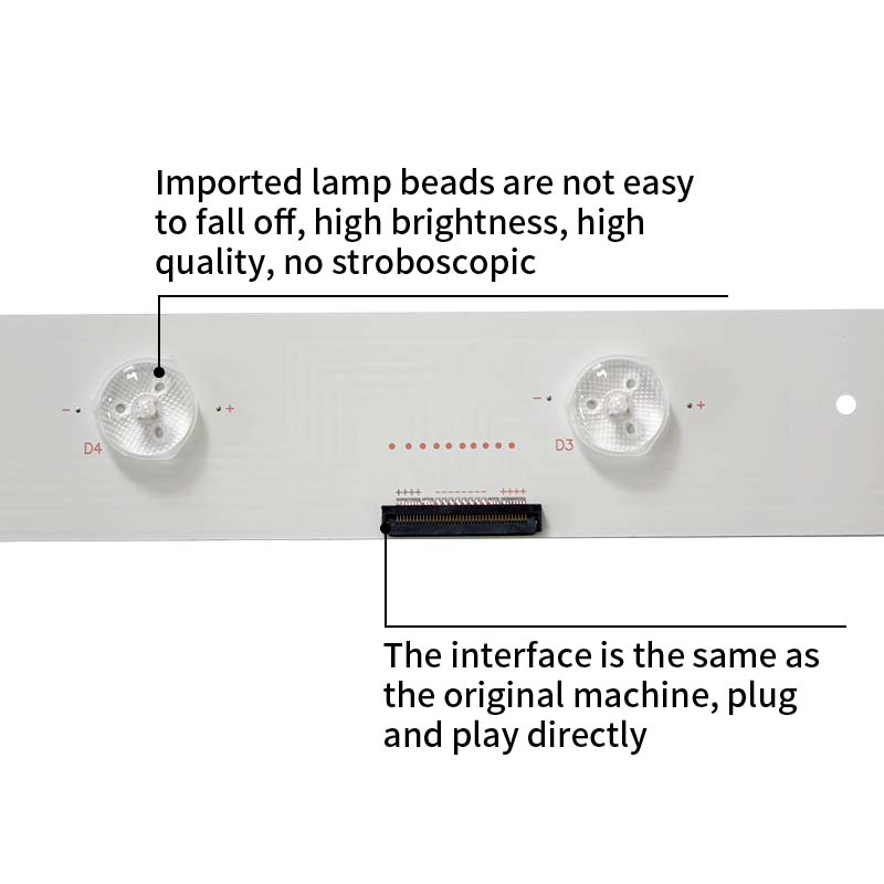 LED TV Backlight strips SVH550AB2 Rev02 8LED 131122 for LED55XT900X3DU