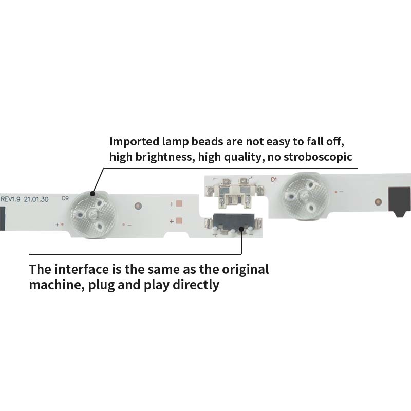 LED TV Backlight strips D2GE-500SCA-R3 2013SVS50F_L_9 REV1.9 130130 for UA50F5500AR