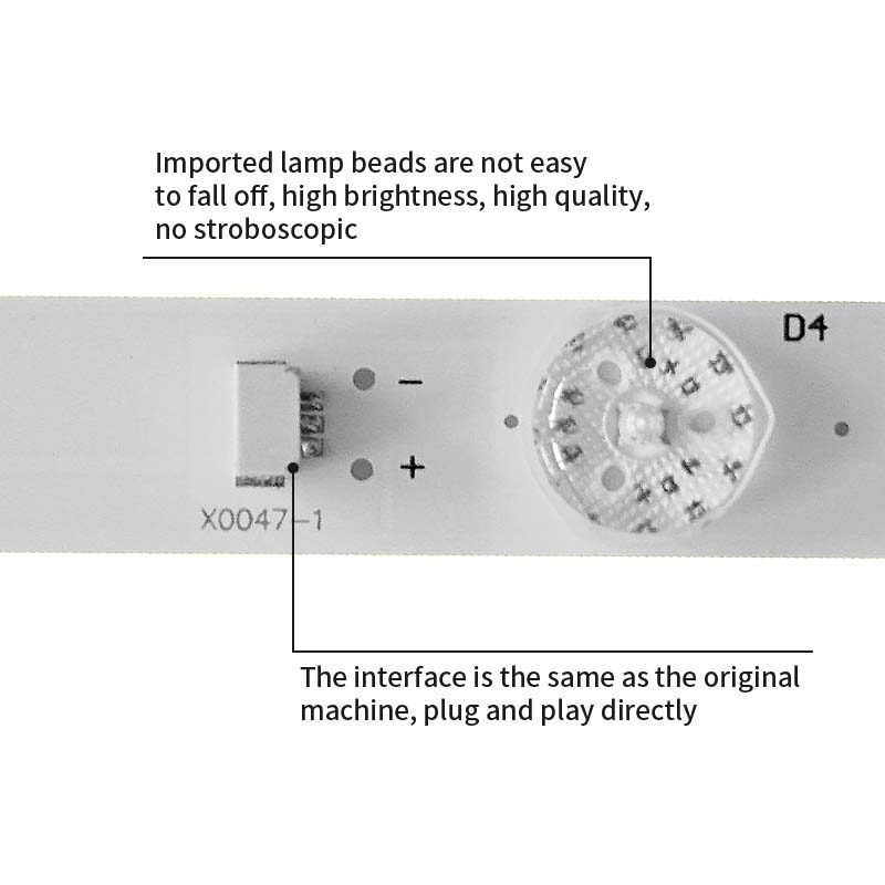 LED TV Backlight Strips 4C-LB3206-HR01J for L32P1A L32F1B D32A810 B32A739 L32F3301B