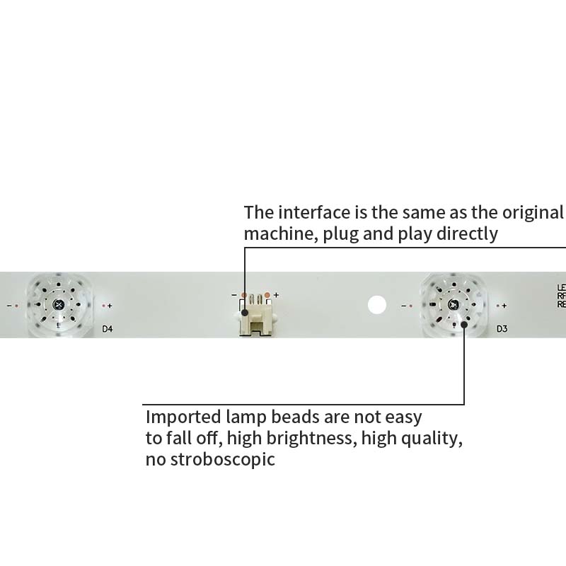 Светодиодная подсветка телевизора RF - AA490E30 - 0501S - 09 LED49R8100 для LED49T1 LED49M1