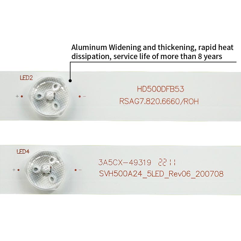LED TV Backlight strips SVH500A24 5LED Rev06 HD500DFB53 for 50D36P-N LEDN50D36P LC-50N5000U