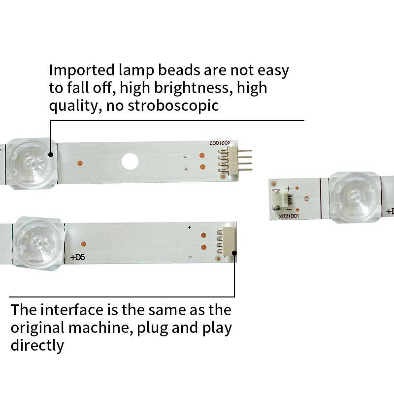 LED TV Backlight strips JL.D580A1330-365AS-M-V2.0 MAM for 58R6E 58H6550E 58H6570G