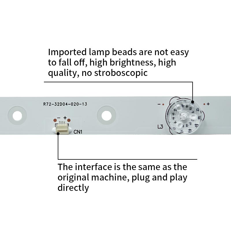 LED TV Backlight strips JS-D-JP3220-061E(60416) E32F2000 MCPCB MS-L1084 for 32L33