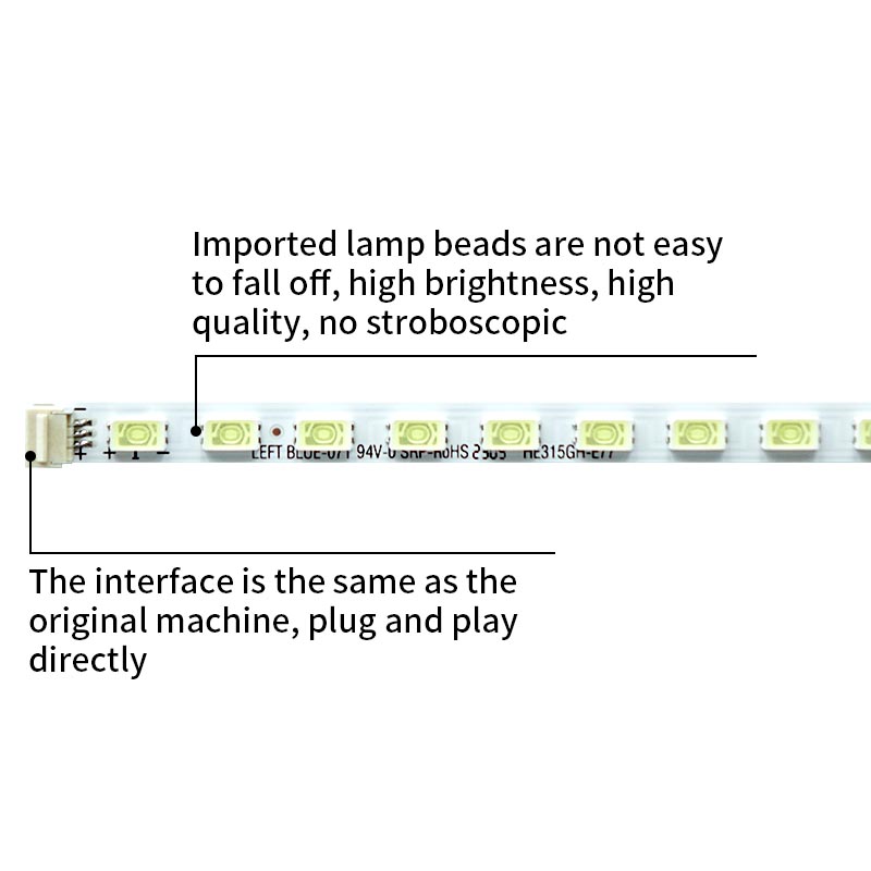LED TV Backlight strips RSAG7.820.4223 HE315GH-E77 LEFT BLUE-071 for LED32K11G