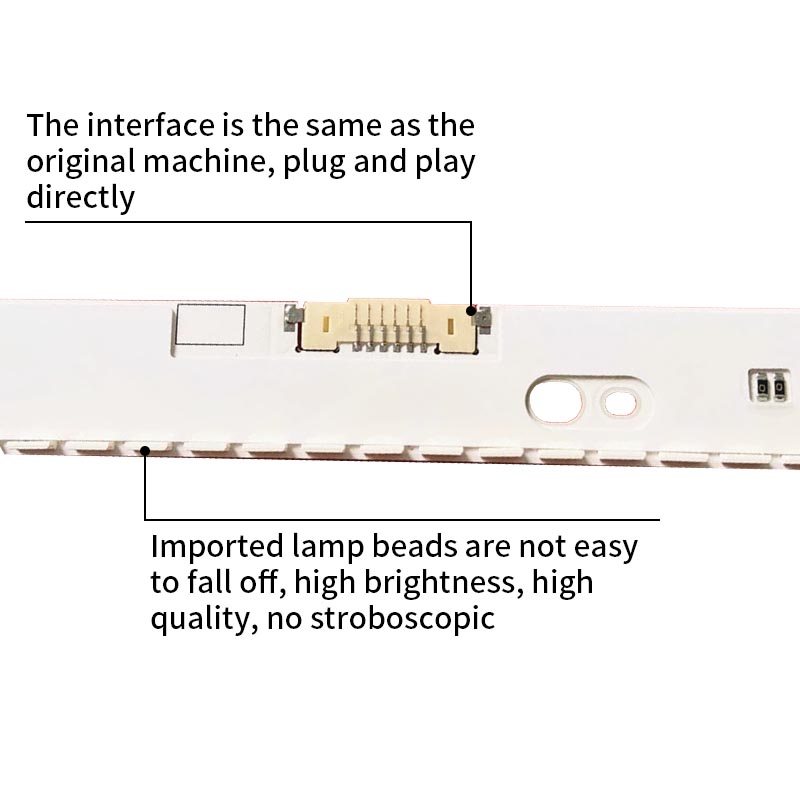 LED TV Backlight strips V6ER_490SMA/B_58LED_R2 BN96-39673A for UN49MU6400 UE49KU6400