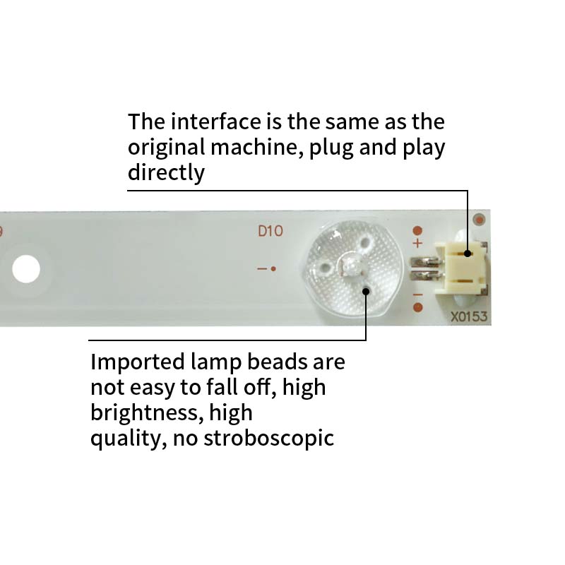 LED TV Backlight strips 0Y385D10-ZC14F-02 532WY390M04 303WY390035 for LE39D39