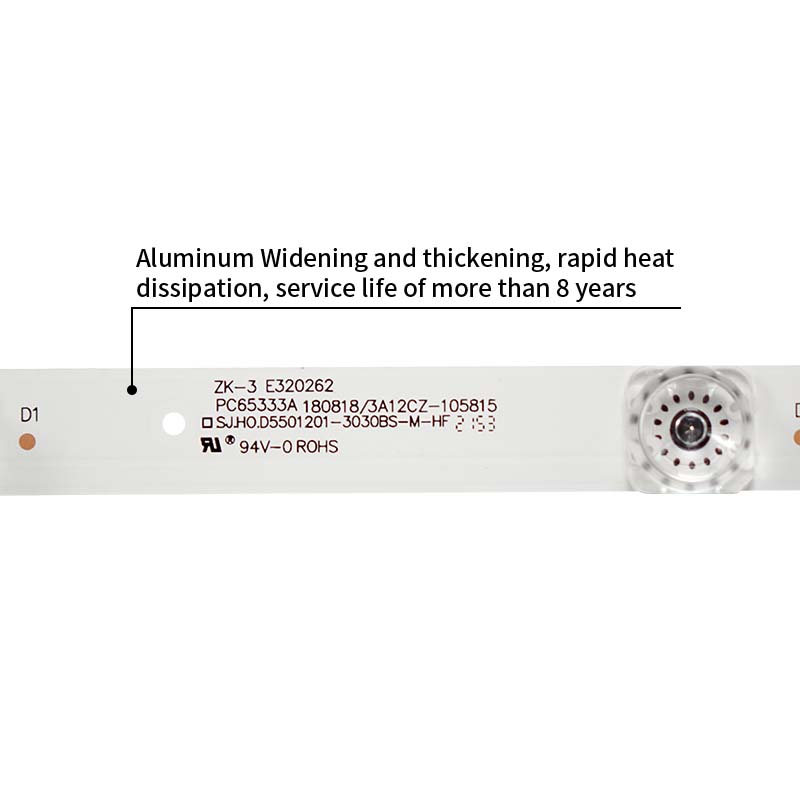 LED TV Backlight strips SJ.HO.D5501201-3030BS-M-HF D5501201 for 55R6E 1201969