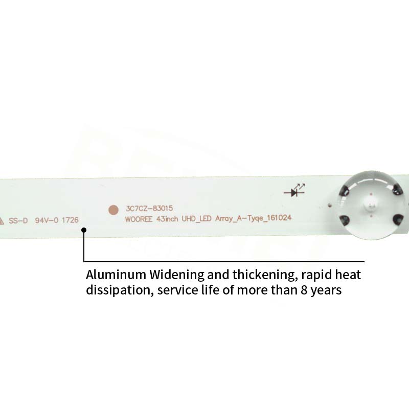 LED TV Backlight strips WOOREE 43 Inch UHD Led ARRY A-TYPE SSC 43L61 7LED SSC 430A63 for 43LJ5500