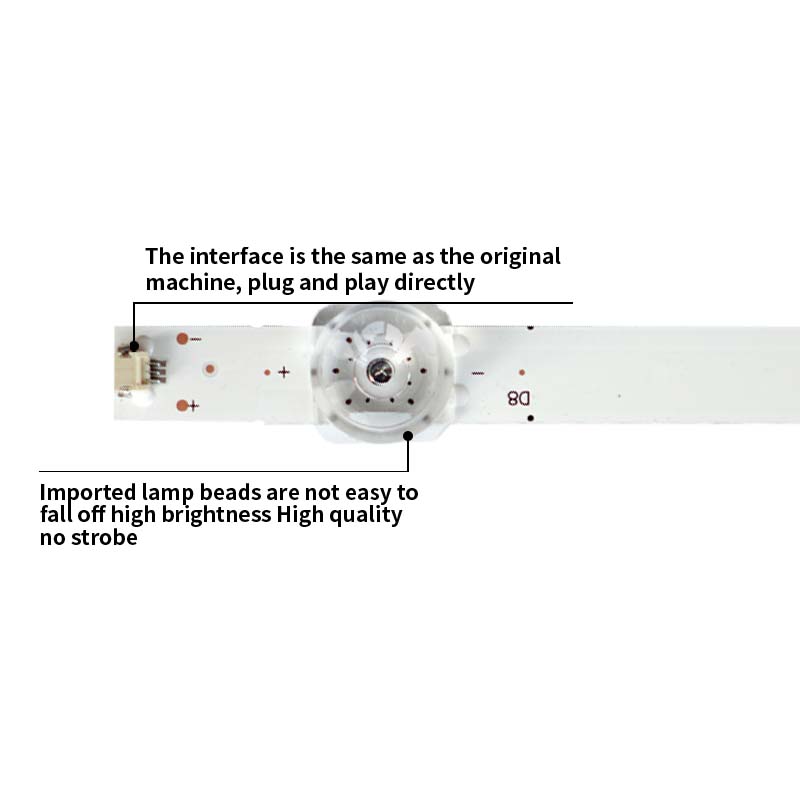 LED TV Backlight strips GC43D08-ZC26AG-15 303GC430062 for L43M5-4X L43M5-FA