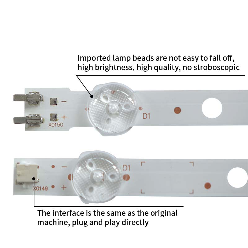 LED TV Backlight strips 2013SVS50_3228N1_B2_L08_REV1.7_131015 D3GE-500SMA-R3 for UN50J6200 UN50H5000F
