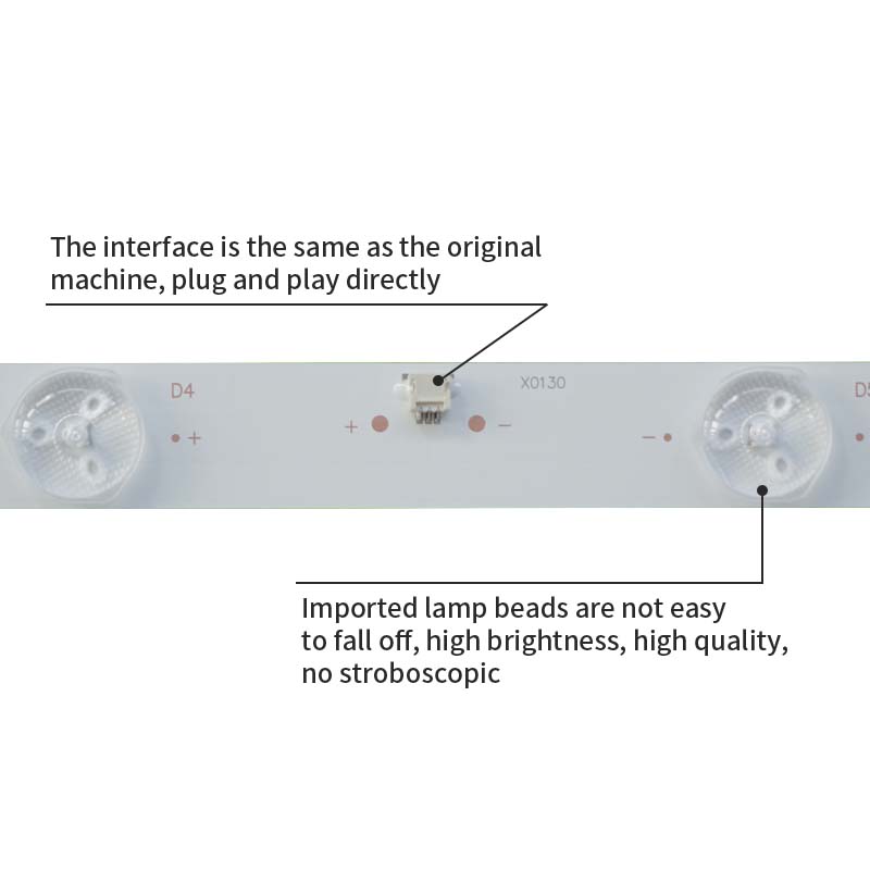 LED TV Backlight strips IC-A-HWBC32D216A GC315D08-ZC14F-02 303GC315038 for 32PFL3046/T3 32HHF3252/T3