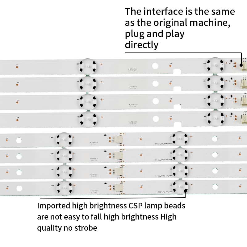 LED TV Backlight strips SVT470A53_REV05_R/L _140227 for 47L2400VM 47L5400VM 4+4 pcs/set