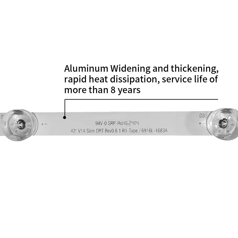 LED TV Backlight Strips 6916L-1684A 42 V14 Slim DRT Rev0.6 1 L2-Type for 42LB677V LC420DUH 42LB673 42LY970 42LB670V-ZA