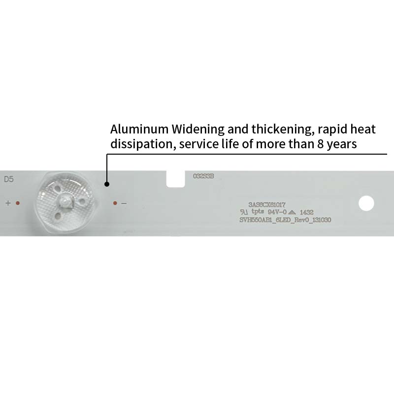 LED TV Backlight strips SVH550AB1_6LED_Rev0_130719 for LED55K20JD