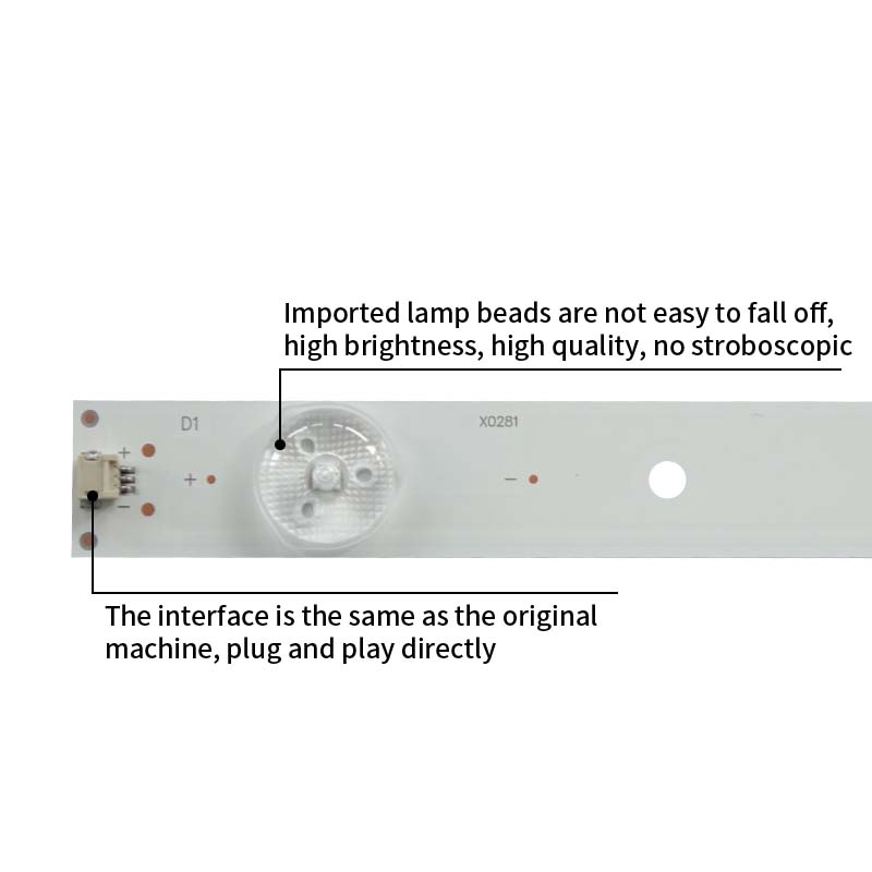 LED TV Backlight strips SVH550AB1_6LED_Rev0_130719 for LED55K20JD