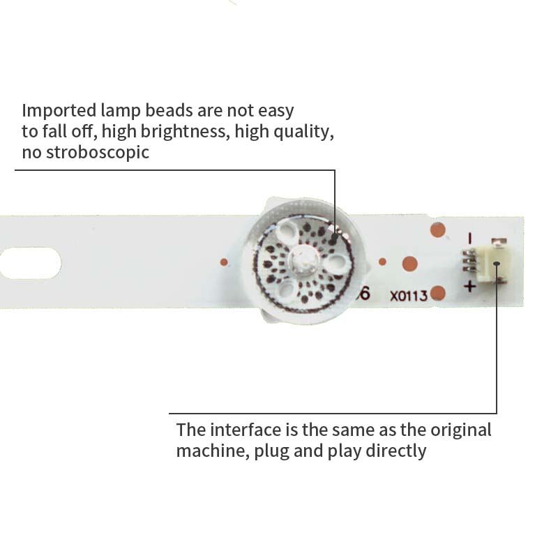 LED TV Backlight strips DLED65HD 12X6 1003 LED46C45RQ-65DLED-S4K for 65 TV SL65V3 65C9