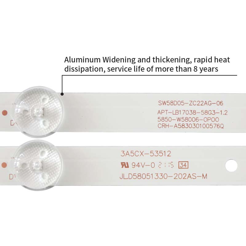 LED TV Backlight strips JL.D58051330-202AS-M SW58D05-ZC22AG-06 for 58G2A 58G3 58K5D