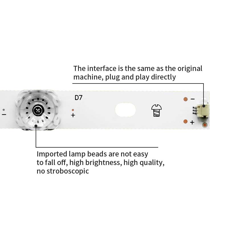 LED TV Backlight strips CEJJ-LB700Z-7S1P-M3030-A-3 LB-GM3030-GJ0D227012X7PB09-1-J for 70PUS7555 70PUS7855