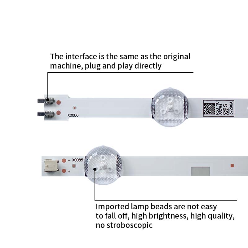 LED TV Backlight strips V5DN-480SMA-R4 2015 SVS48 FHD FCOM R4 REV2.2 LM-00468A for UN48J5000