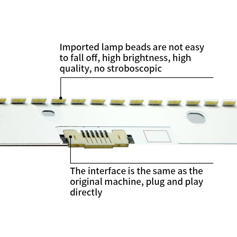 LED TV Backlight Strips V6ER-550SMA-LED66-R2[16.02.04] for UA55MU6700JXXZ