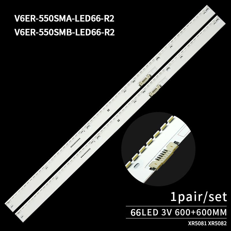 LED TV Backlight Strips V6ER-550SMA-LED66-R2[16.02.04] for UA55MU6700JXXZ